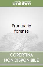 Prontuario forense libro