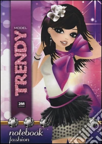 Trendy model notebook. Fashion