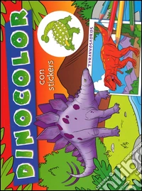 Dinocolor arancio. Con adesivi libro