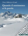 Quando il sentimento si fa parola libro