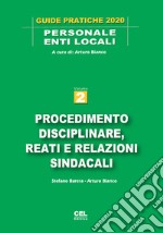 Procedimento disciplinare, reati e relazioni sindacali libro