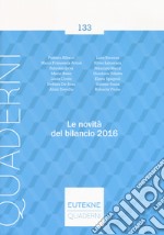 Le novità del bilancio 2016 libro