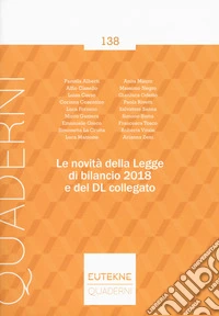 Le novità della legge di bilancio 2018 e del DL collegato libro