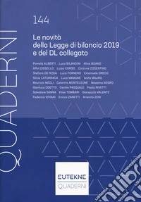 Le novità della legge di bilancio 2019 e del DL collegato libro