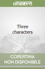 Three characters libro