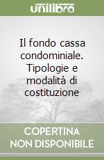 Il fondo cassa condominiale. Tipologie e modalità di costituzione libro