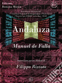 Andaluza. Trascrizione per 3 chitarre. Partitura e parti libro