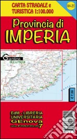 Provincia di Imperia. Carta stradale 1:100.000 libro