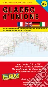 Quadro d'unione delle carte dei sentieri di Liguria. Ediz. italiana, francese, inglese e tedesca libro