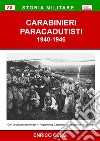 Carabinieri paracadutisti (1940-1946) libro