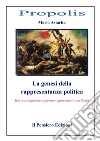 La genesi della rappresentanza politica. Stato costituzionale e governo rappresentativo in Sieyès libro