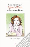 Note critiche per effetti diversi di Francesco Curto libro di Allegrini S. (cur.)