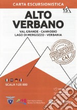 Carta escursionistica Alto Verbano. Scala 1:25.000. Ediz. italiana, inglese, francese e tedesca. Vol. 15: Val Grande, Cannobio, Lago di Mergozzo, Verbania libro