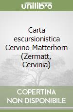 Carta escursionistica Cervino-Matterhorn (Zermatt, Cervinia) libro