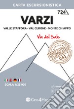 Varzi. Valle Staffora, Val Curone, Monte Chiappo. Carta escursionistica 1:25.000 libro