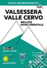 Valsessera Valle Cervo, Biellese nord-orientale. Carta escursionistica 1:25.000 libro