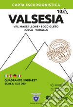 Valsesia Quadrante nord-est. Val Mastallone, Boccioleto, Rossa e Varallo. Carta escursionistica 1:25.000 libro