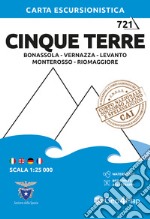 Cinque Terre: Bonassola, Vernazza, Levanto, Monterosso, Rio Maggiore 1:25.000 libro