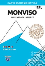 Monviso. Valle Varaita, Valle Po 1:25.000 libro