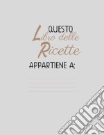 Libro delle ricette libro