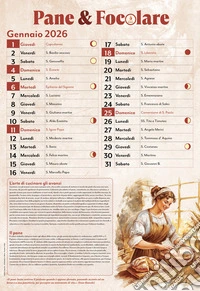 Pane e focolare. Cultura e tradizioni della tavola. Ediz. a spirale libro