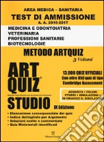 Artquiz studio. Test di ammissione a: medicina, odontoiatria, veterinaria, professioni sanitarie, biotecnoloolge. Area medica-sanitaria. Con aggiornamento online libro