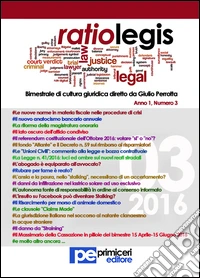 Ratio legis (2016). Vol. 3 libro