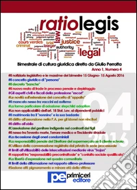 Ratio Legis (2016). Vol. 4 libro