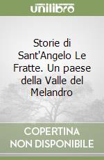 Storie di Sant'Angelo Le Fratte. Un paese della Valle del Melandro libro