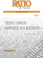 Testo unico imposte sui redditi 2018