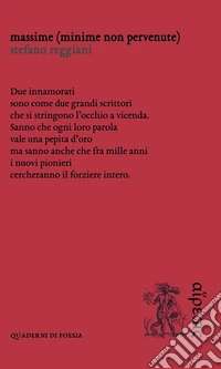 Massime (minime non pervenute) libro