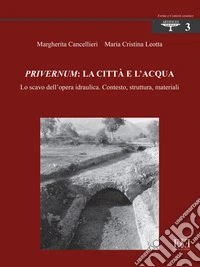 Privernum: la città e l'acqua. Lo scavo dell'opera idraulica. Contesto, struttura, materiali libro