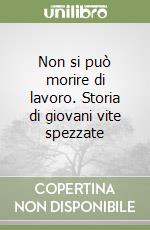 Non si può morire di lavoro. Storia di giovani vite spezzate libro