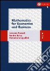 Mathematics for economic business libro di Peccati Lorenzo Salsa Sandro Squellati Annamaria