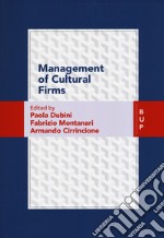 Management of cultural firms libro