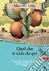 Quel che si vede da qui libro di Leky Mariana