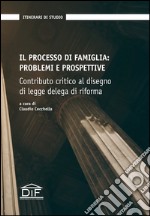 Il processo di famiglia. Problemi e prospettive. Contributo critico al disegno di legge delega di riforma libro