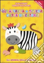 Gli animali della giungla. Gli attacca e stacca super divertenti. Ediz. illustrata libro