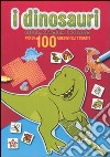 I dinosauri. Gioca, attacca e colora. Rosso. Con adesivi. Ediz. illustrata libro