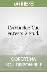 Cambridge Cae Pr.tests 2 Stud. libro