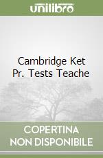 Cambridge Ket Pr. Tests Teache libro