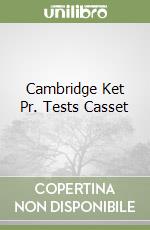 Cambridge Ket Pr. Tests Casset libro