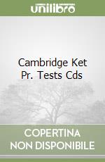 Cambridge Ket Pr. Tests Cds libro