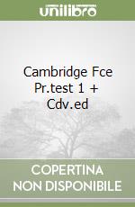 Cambridge Fce Pr.test 1 + Cdv.ed libro