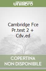 Cambridge Fce Pr.test 2 + Cdv.ed libro