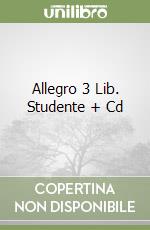 Allegro 3 Lib. Studente + Cd