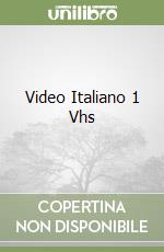 Video Italiano 1 Vhs libro