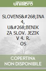 SLOVENS&#268;INA 4, U&#268;BENIK ZA SLOV. JEZIK V 4. R. OS libro