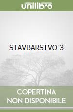 STAVBARSTVO 3 libro
