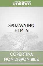 SPOZAVAJMO HTML5 libro